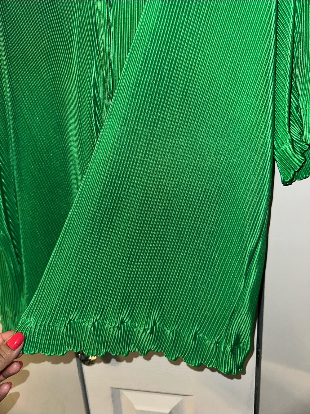 Umgee Ribbed Loose Blouse - Picture 4 of 4